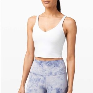 like new lululemon white align tank sz 10